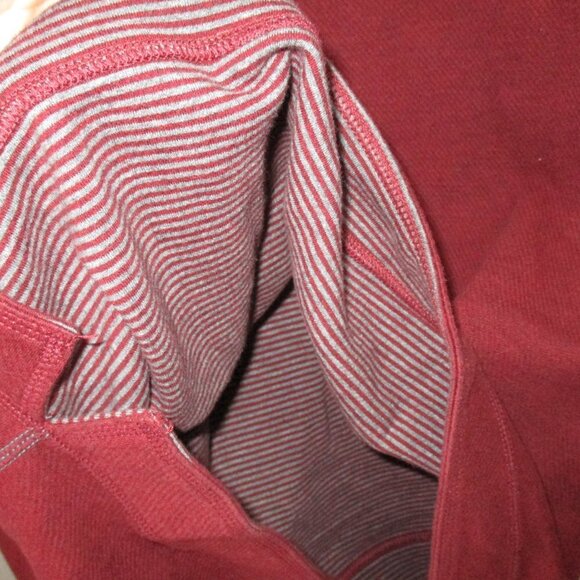 Mens Tommy Bahama Maroon Quarter Zip Pullover Sweater Size Medium - Picture 6 of 7